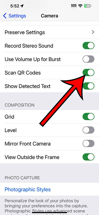 how to scan QR codes on iPhone